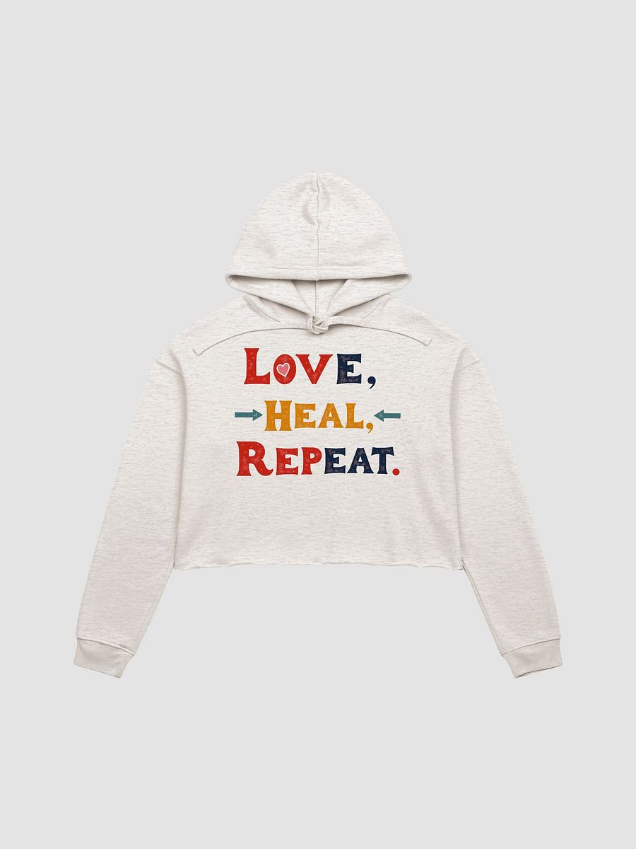 Love, Heal, Repeat Crop Hoodie product image (4)