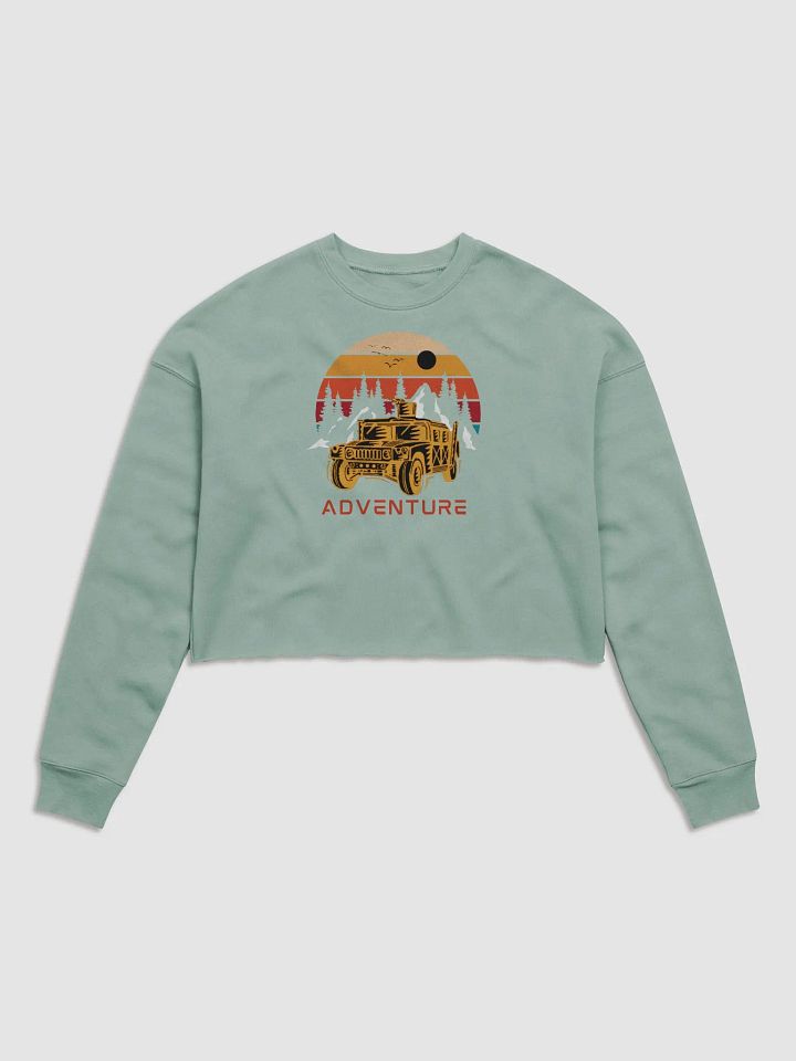 Ladies Cropped Adventure Sweatshirt product image (9)