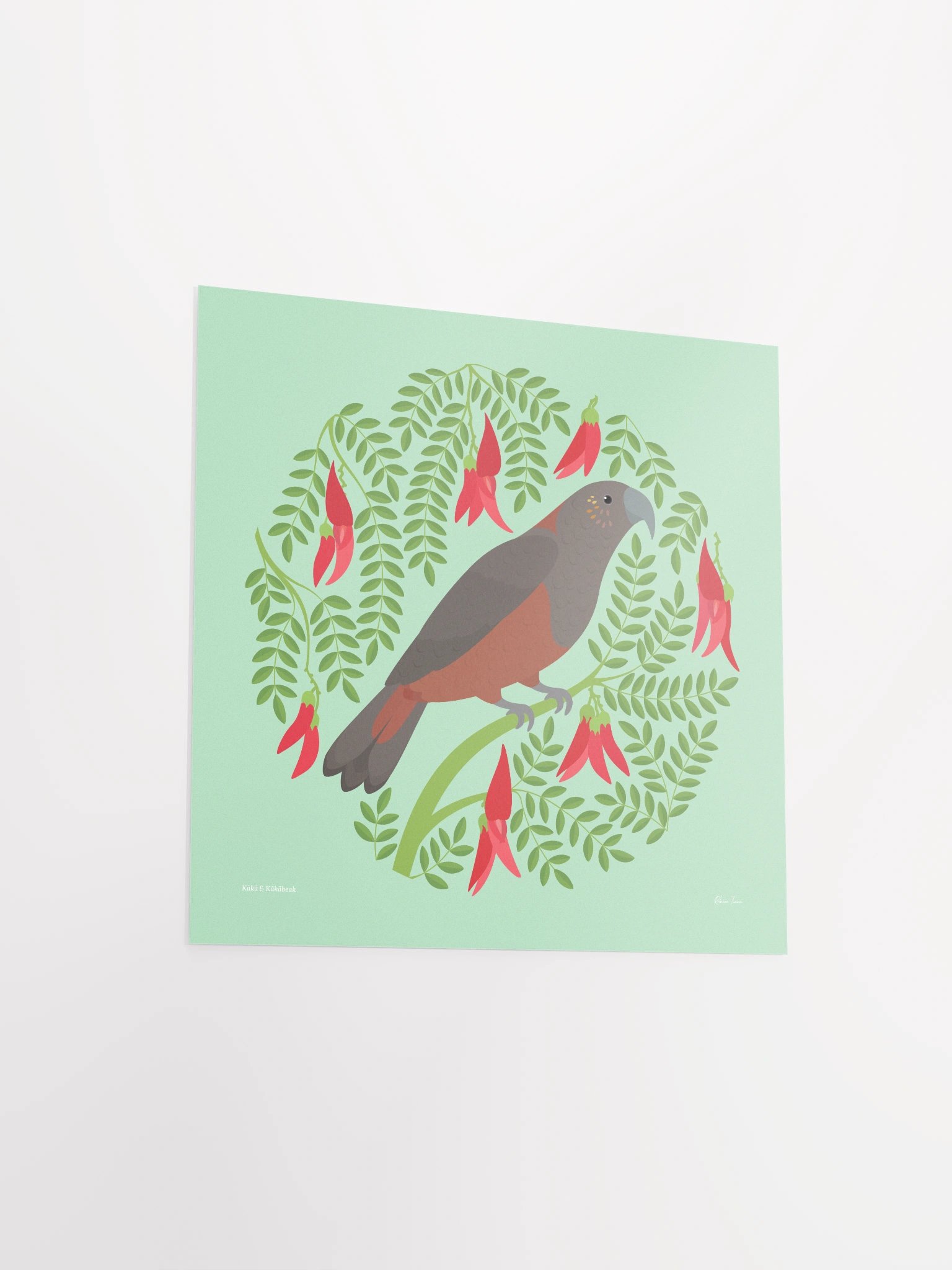 Kākā in Kākābeak Unframed Wall Art product image (3)