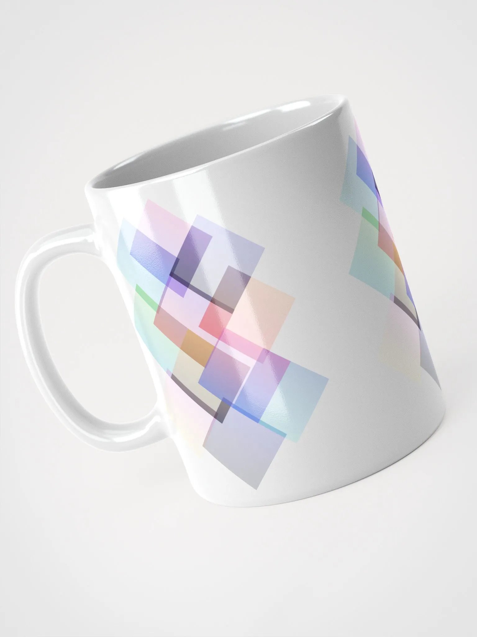 Geometric Gradient Artistic Squares Spiral Notebook product image (6)