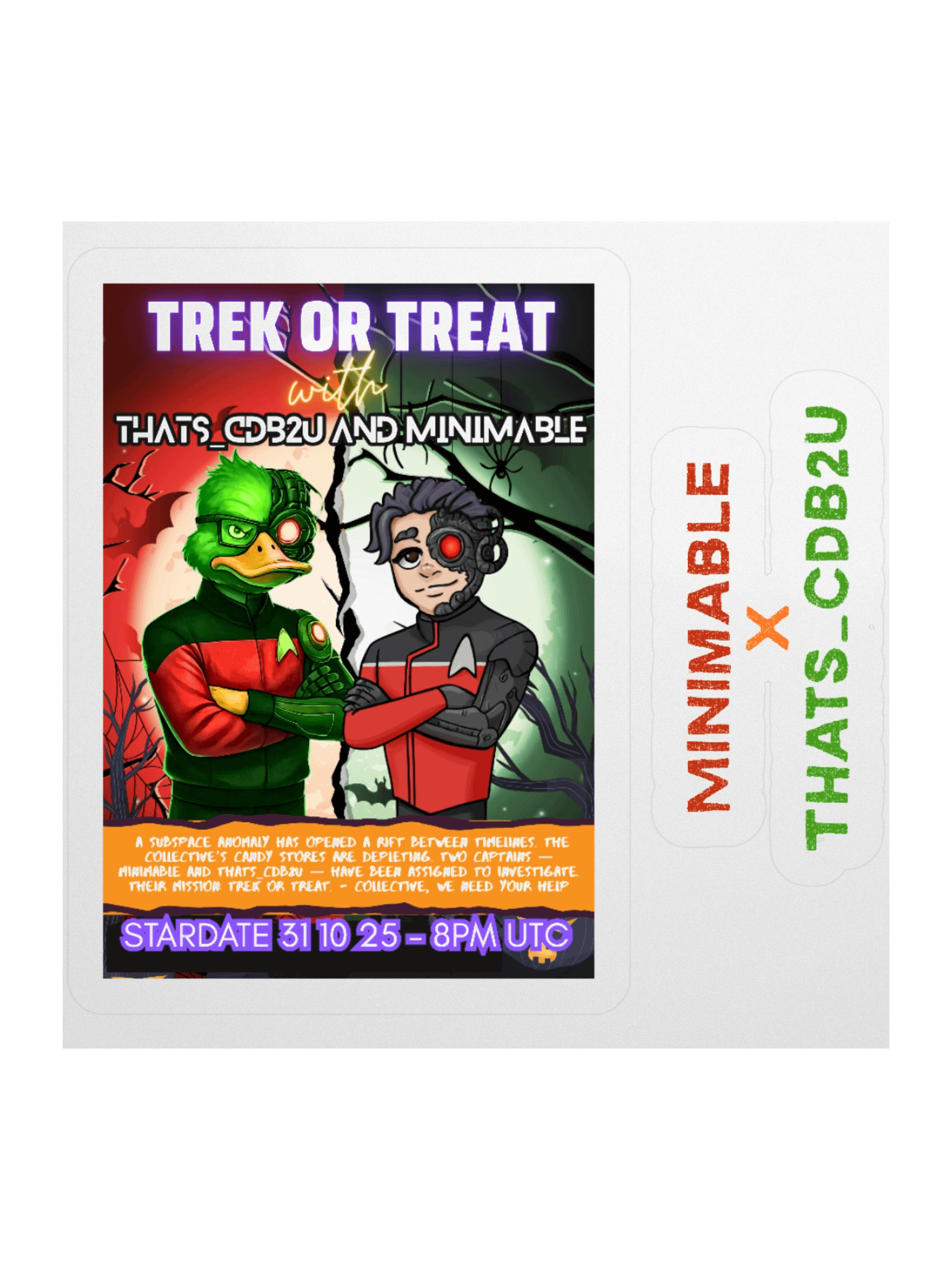 Trek or Treat Poster 2025 - Sticker product image (2)