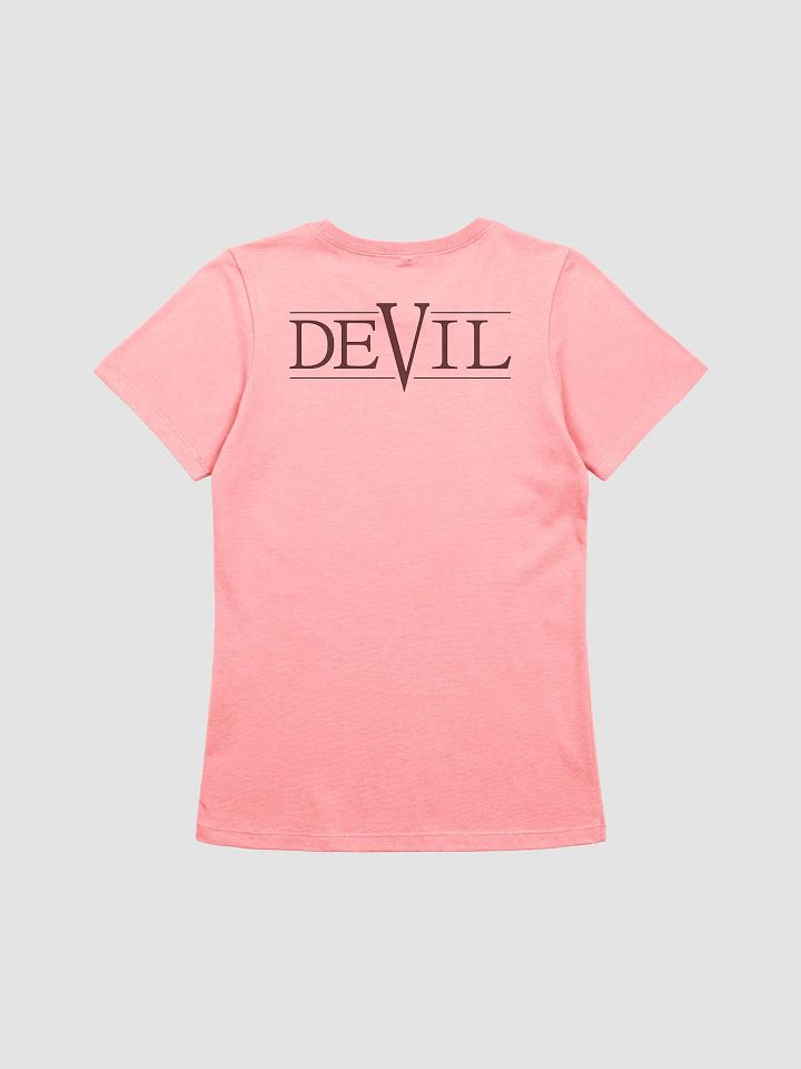 Good Vs Evil - The Devil's On My Back - Bella+Canvas Women's Supersoft Relaxed-fit T-Shirt product image (1)