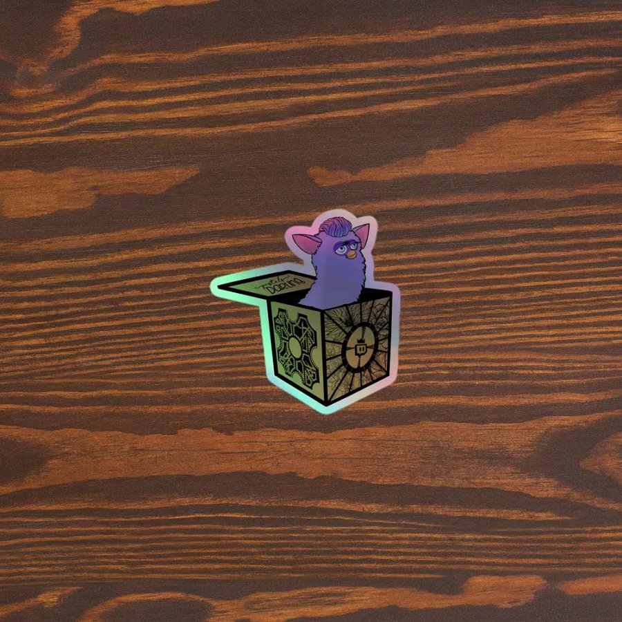 Box Furby Holographic Sticker product image (3)