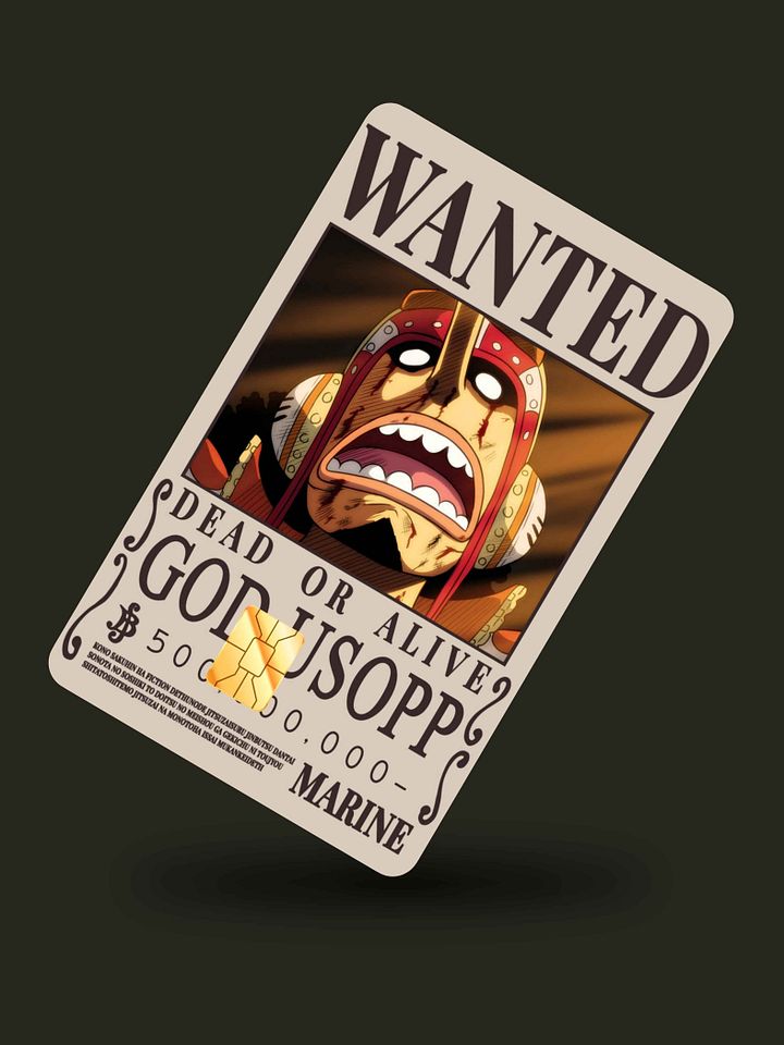 Usopp Wanted Poster (Holographic) product image (1)