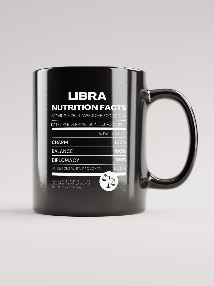 Libra Nutrition Facts Mug product image (1)
