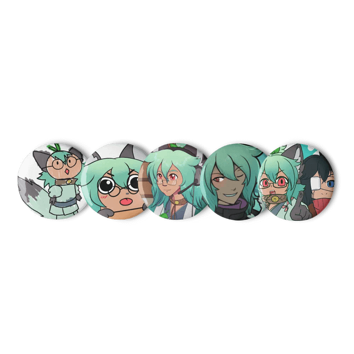Saito Art Button Pins product image (1)