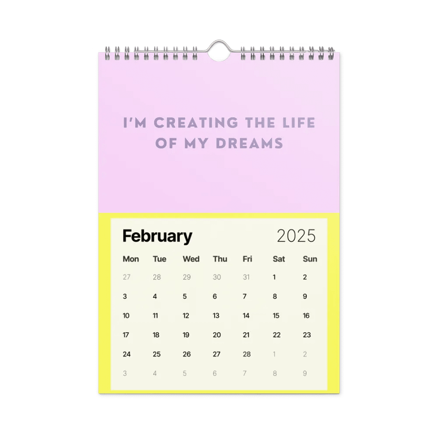 Manifestation and Law Of Attraction Quotes 2025 Monthly Calendar product image (6)