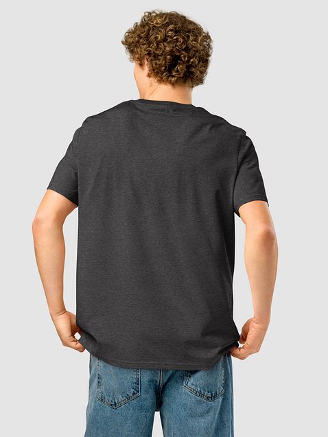 Photo showing Stanley/Stella Unisex Organic Ribbed Neck T-Shirt