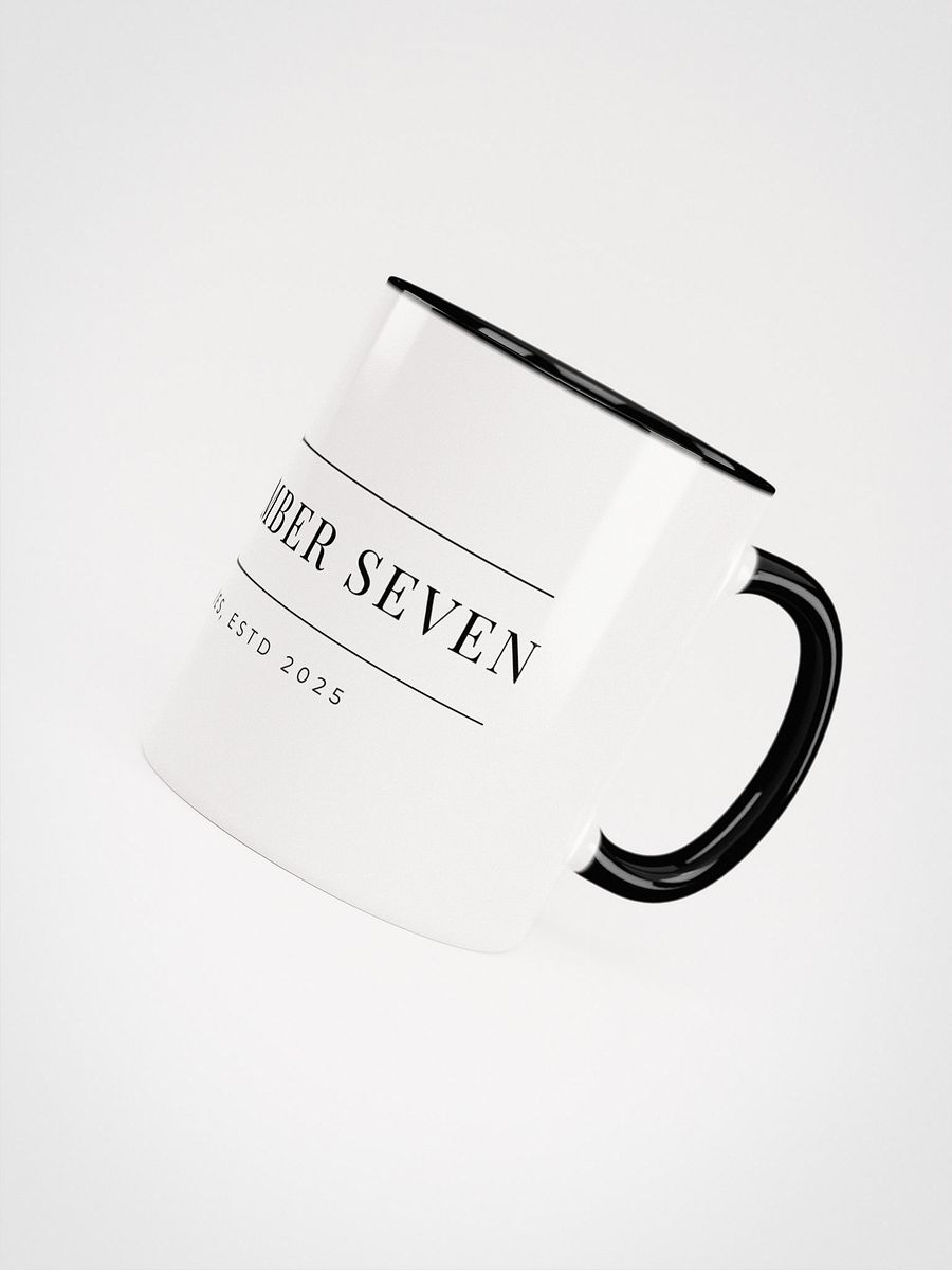 LUCKY NUMBER SEVEN Monochrome Ceramic Mug product image (7)