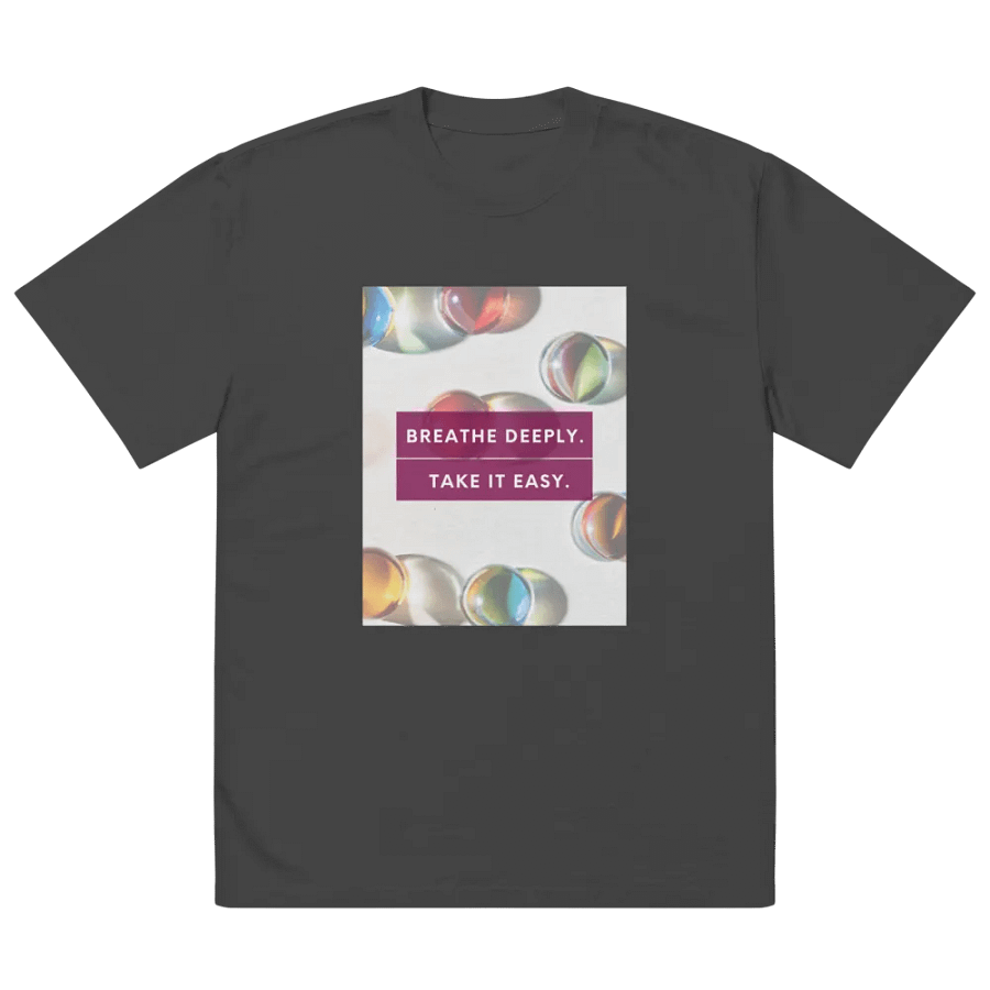 Breathe Deeply Faded Marbles T-Shirt product image (3)