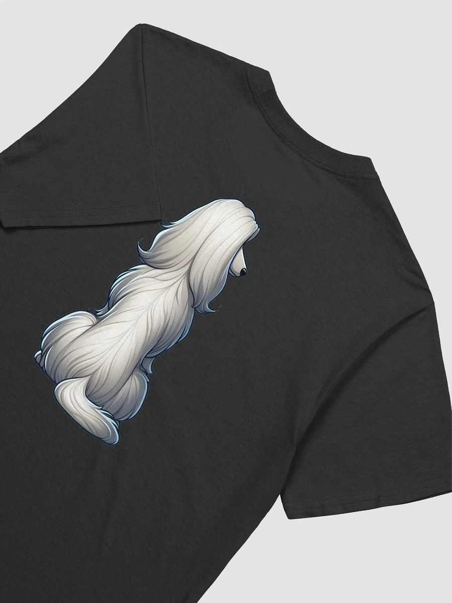 White afghan hound t-shirt unisex , Front and Back product image (4)