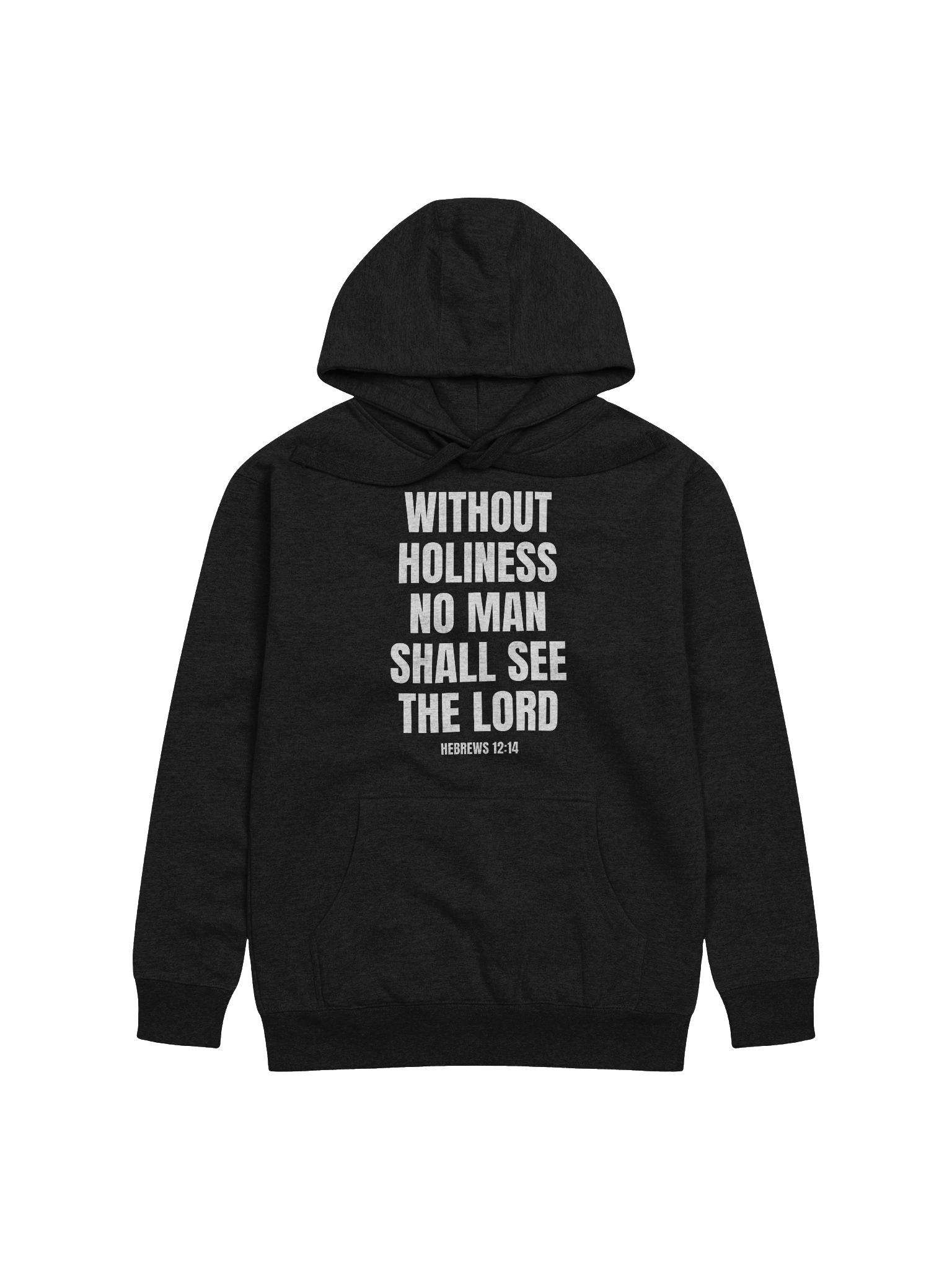 Without Holiness No Man Shall See The Lord Hebrews 12:14 Premium Hoodie product image (2)