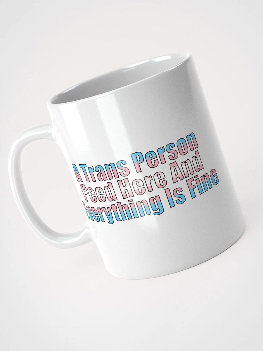 A Trans Person Peed Here Mug product image (2)