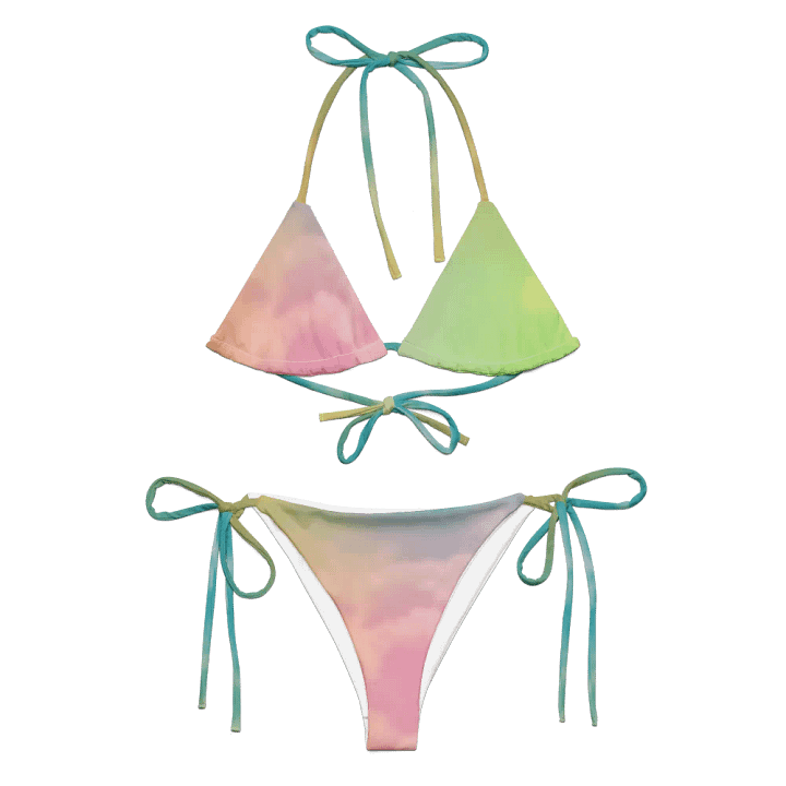 Blur cloud rainbow Design String Bikini - V11 product image (1)