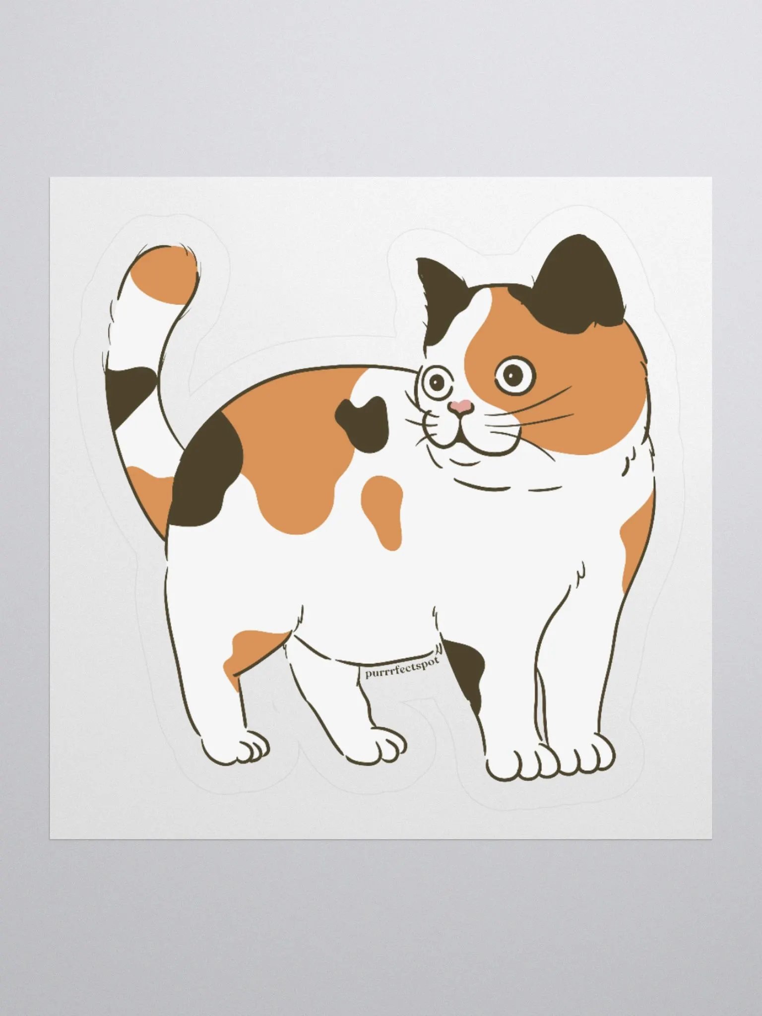 Calico Cat Kiss Cut Stickers product image (2)