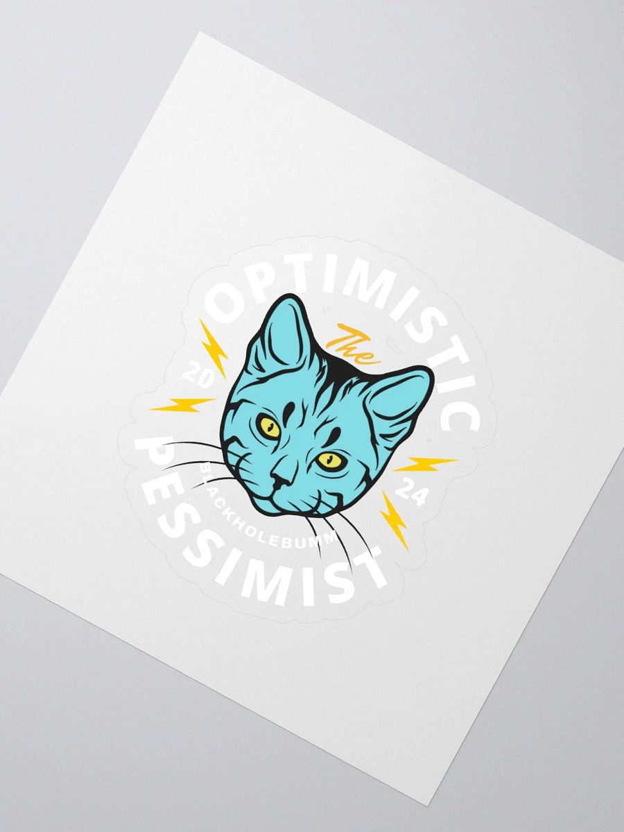 The Optimistic Pessimist sticker product image (2)