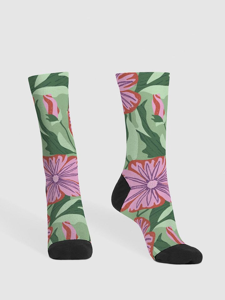 Flower Power Hour | Premium Sustainable Crew Socks product image (2)