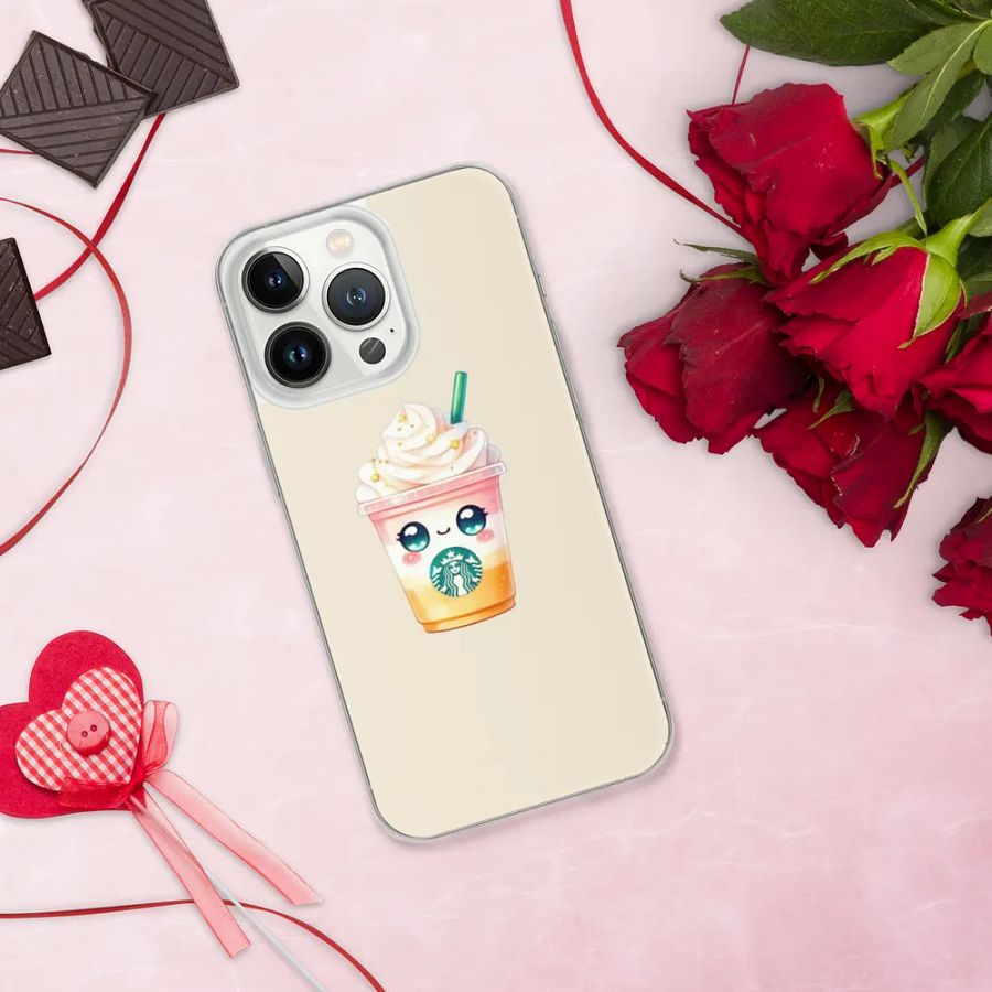 Starbucks Drink Cartoon iPhone Case product image (35)