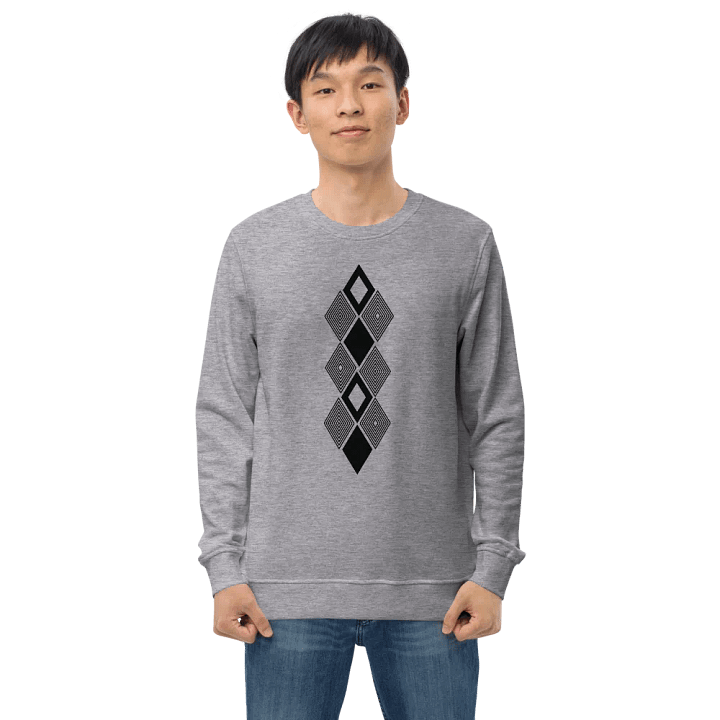 Black and white triangle design Unisex Sweatshirt product image (1)