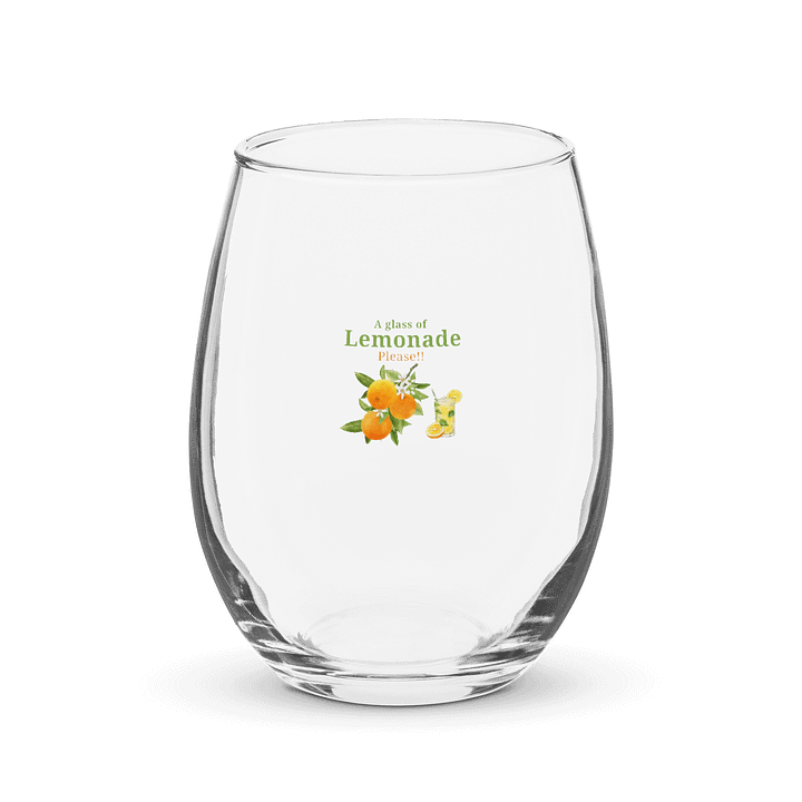 Lemonade Bliss Stemless Glass product image (1)