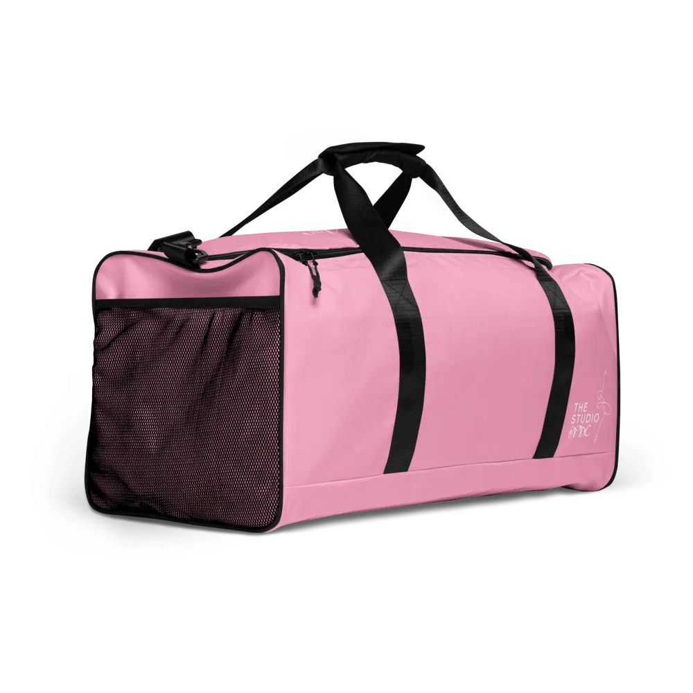 Large Dance Bag | Pink with White Logo and Quote product image (3)
