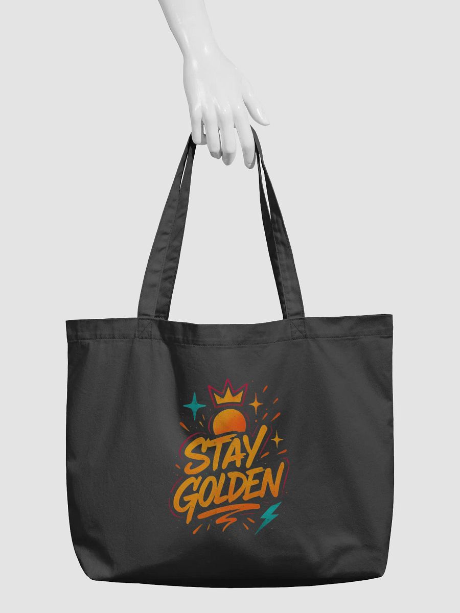"Stay Golden" Organic Cotton Tote | Econscious Eco Essentials product image (6)