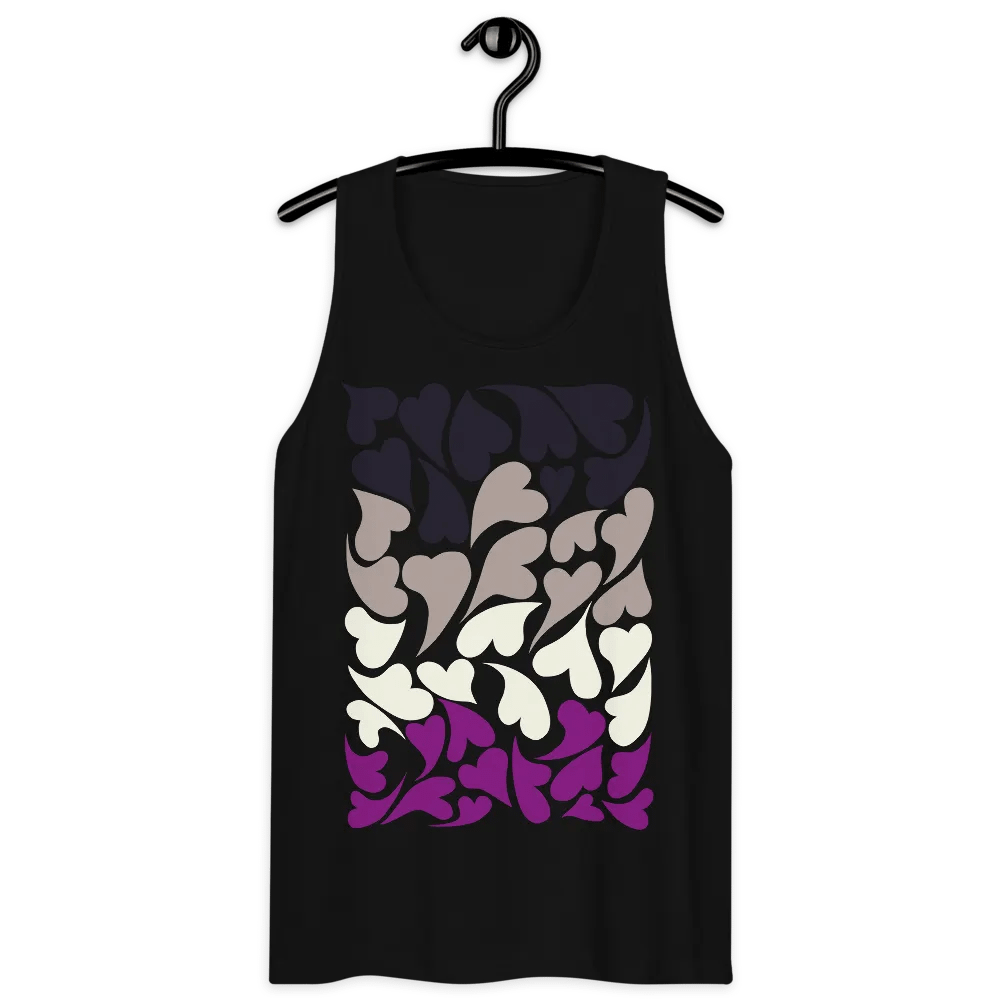 Nestled PRIDE Asexual Tank Top product image (12)