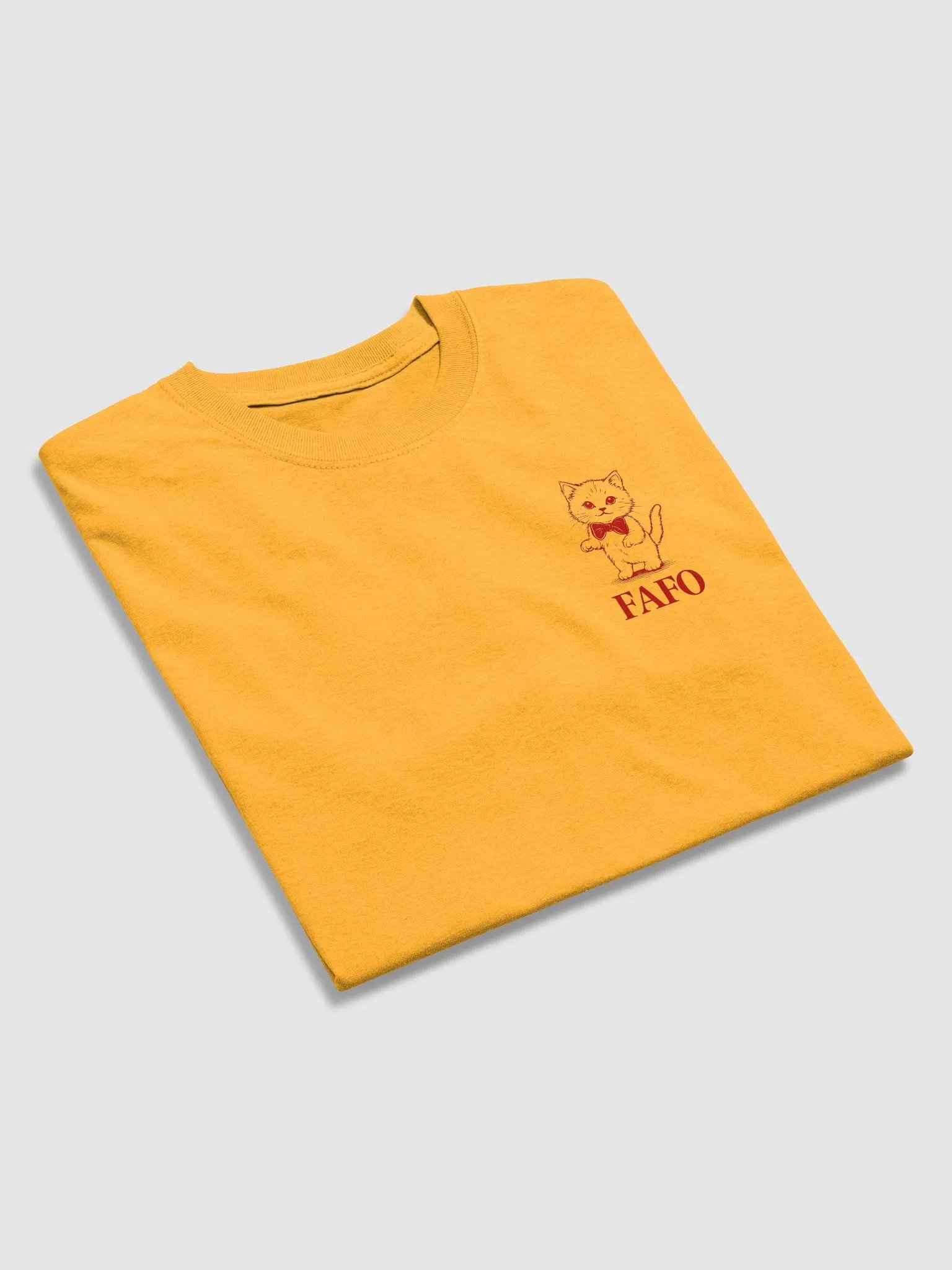 FAFO Cat Bow Tie Tee product image (20)