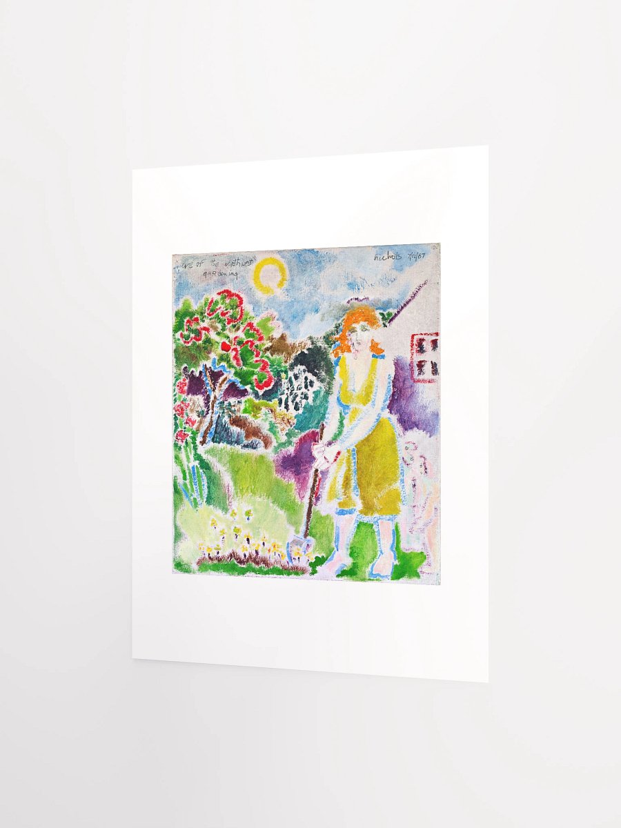 Eve of the Northwest Gardening (1987) print product image (3)