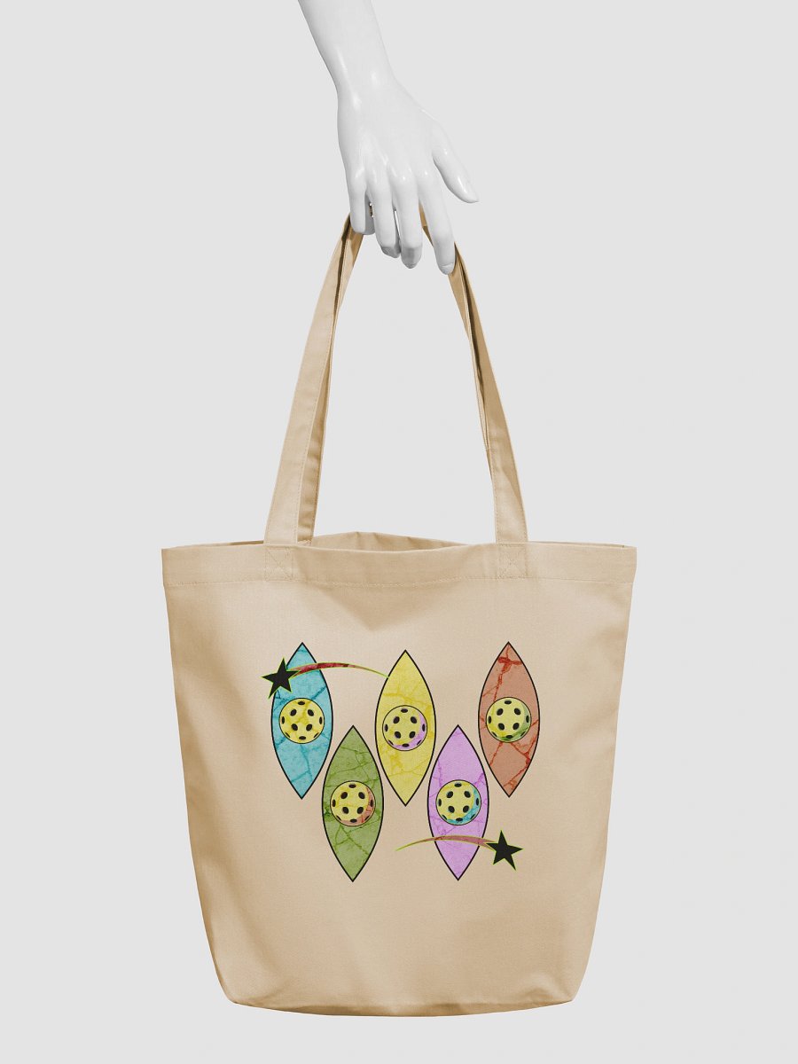 Mid Century Y2K Pickleball Ethereal Ellipse Eco Tote product image (6)