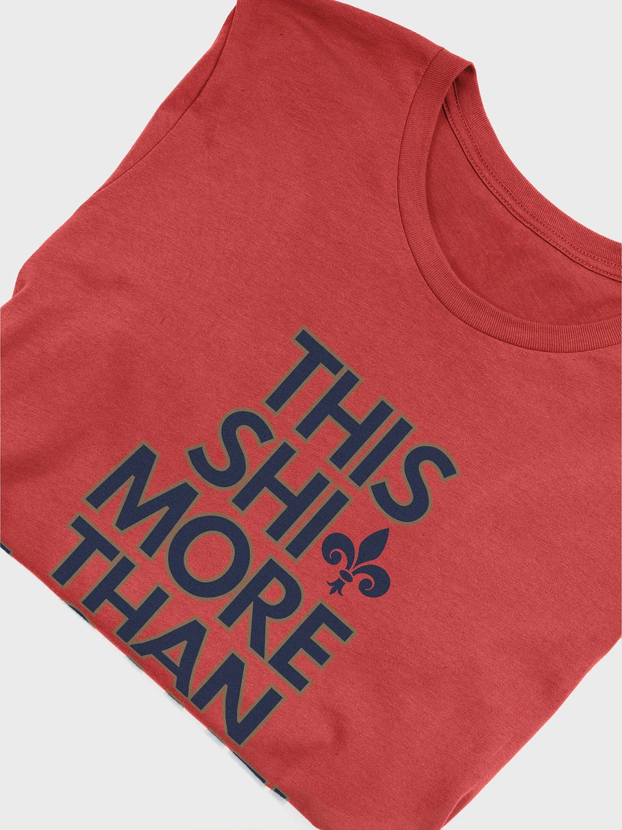 This Shit More Than A Game Shirt (Red and Navy Blue) product image (4)