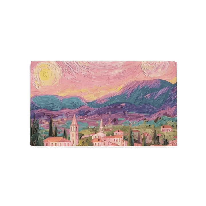 Whimsical Village Dreams Pillowcase product image (2)