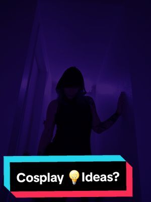 Sith Lord Goddess? Assassins Creed?  give me your best Ideas for a skimpy black dress with a hood and high suits.  whoah! #cosplay #fyp #streamer 