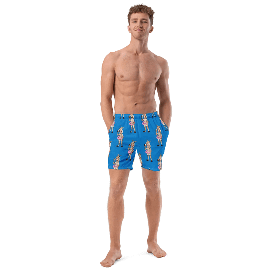 Summer Alpaca Men's Swim Trunks product image (1)