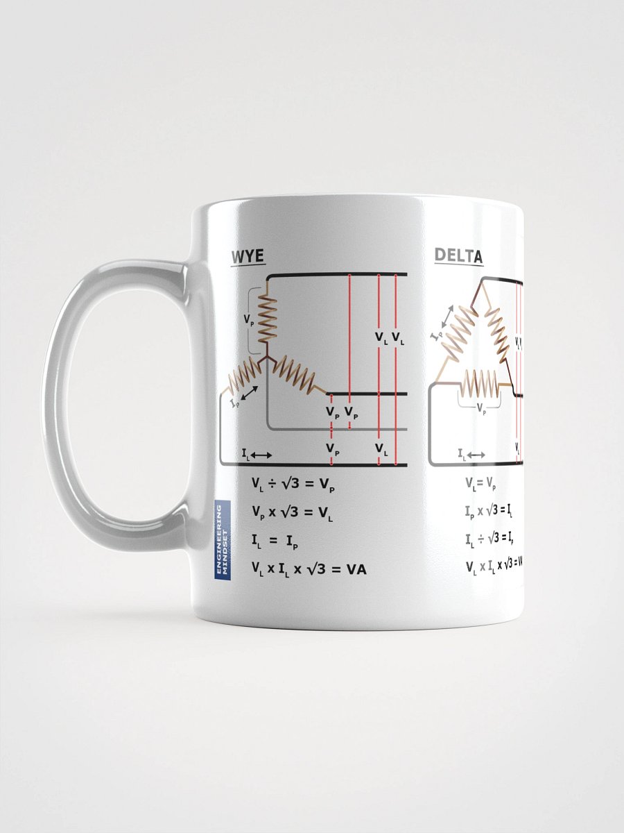 3 Phase Transformer Mug - White product image (16)