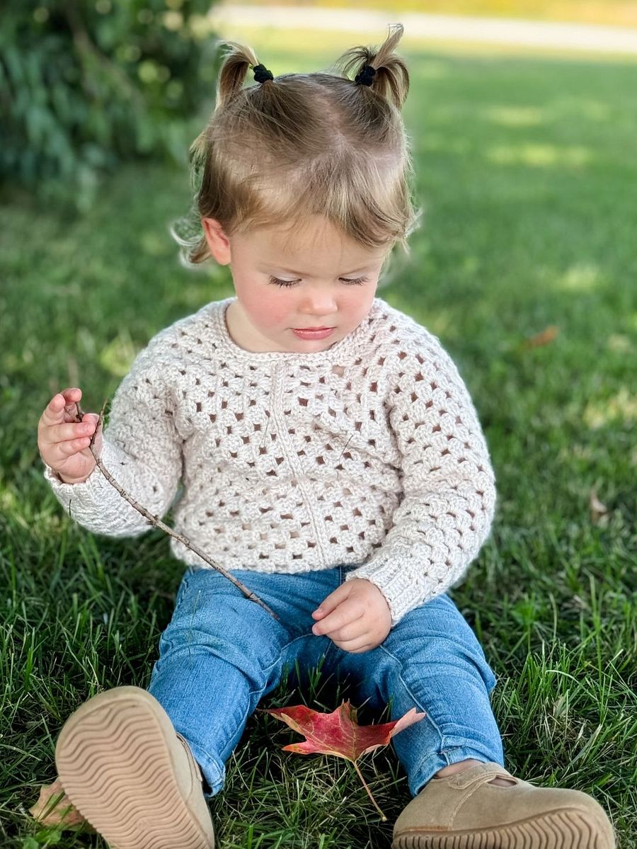Children's Retro Granny Dress Crochet Pattern product image (3)