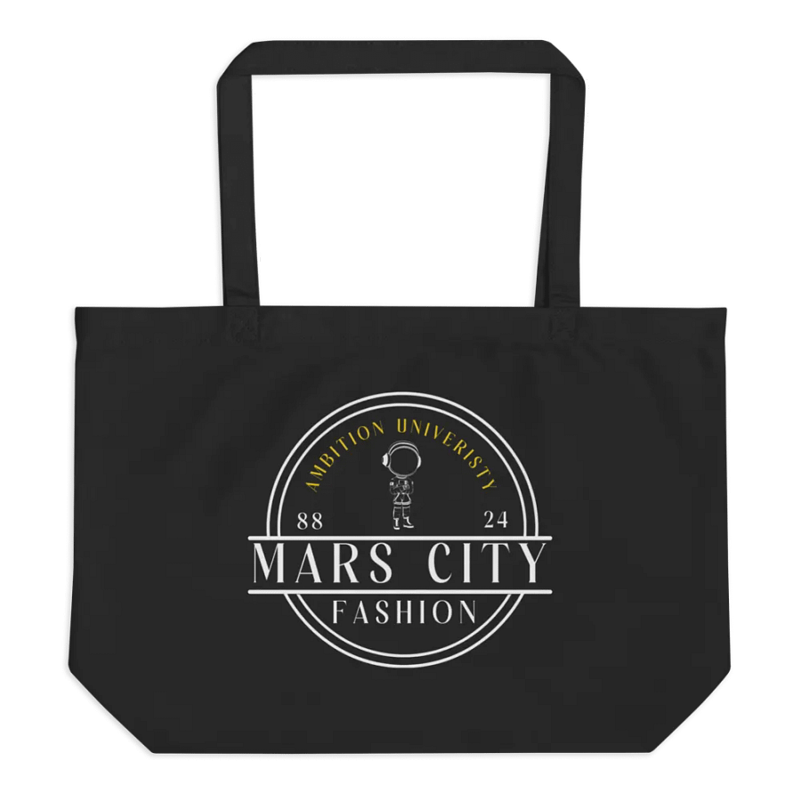 MARS CITY FASHION BLACK TOTE BAG product image (1)