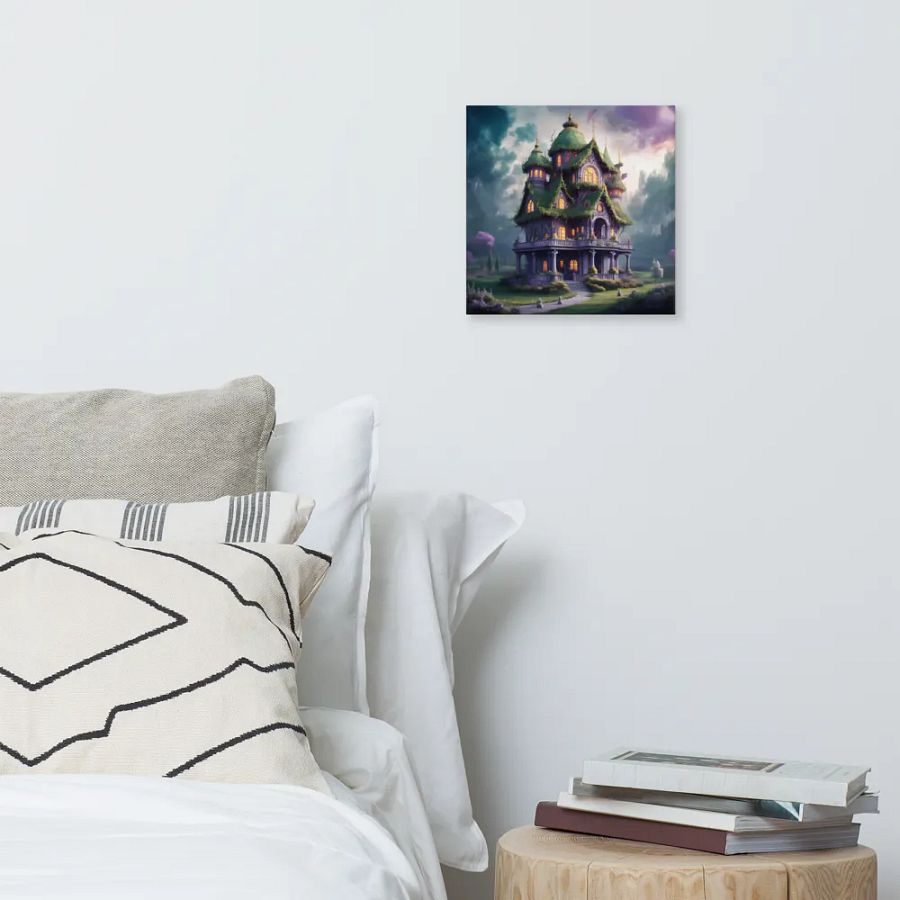 Watercolour Fairy House Art - v6 product image (6)