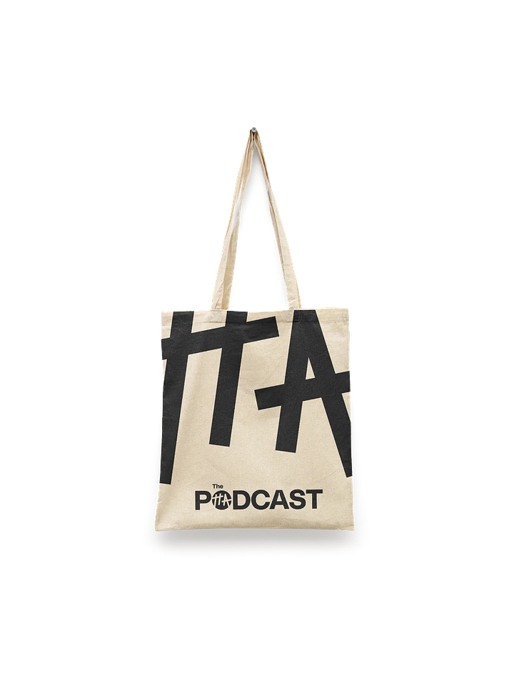 The Podcast tote bag product image (1)