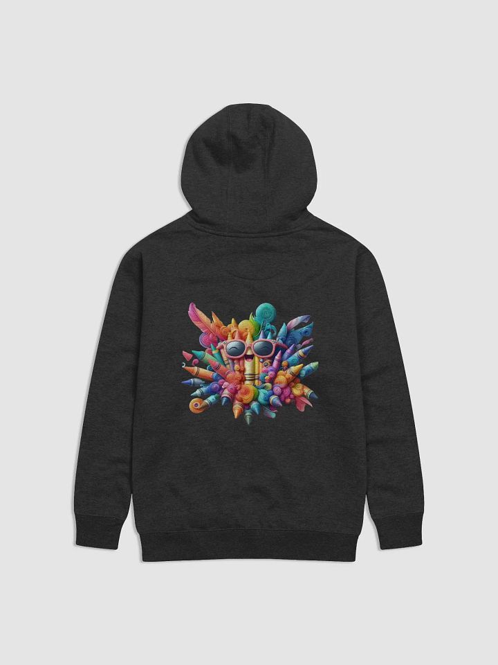 Whimsical Art Supplies Burst Hoodie product image (15)