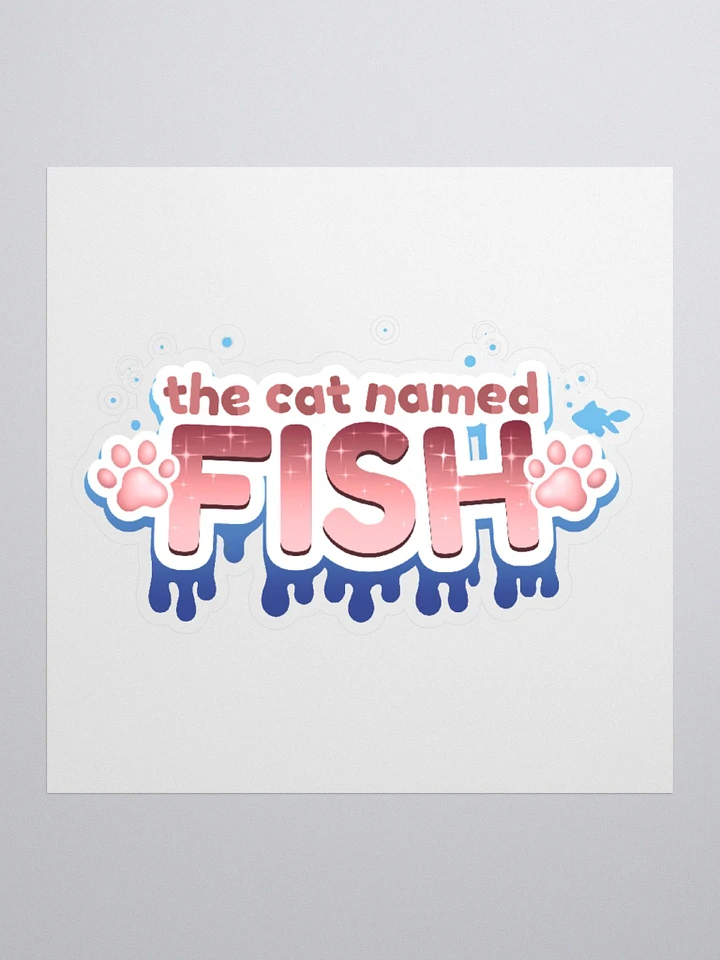 The Cat named Fish Sticker! product image (1)