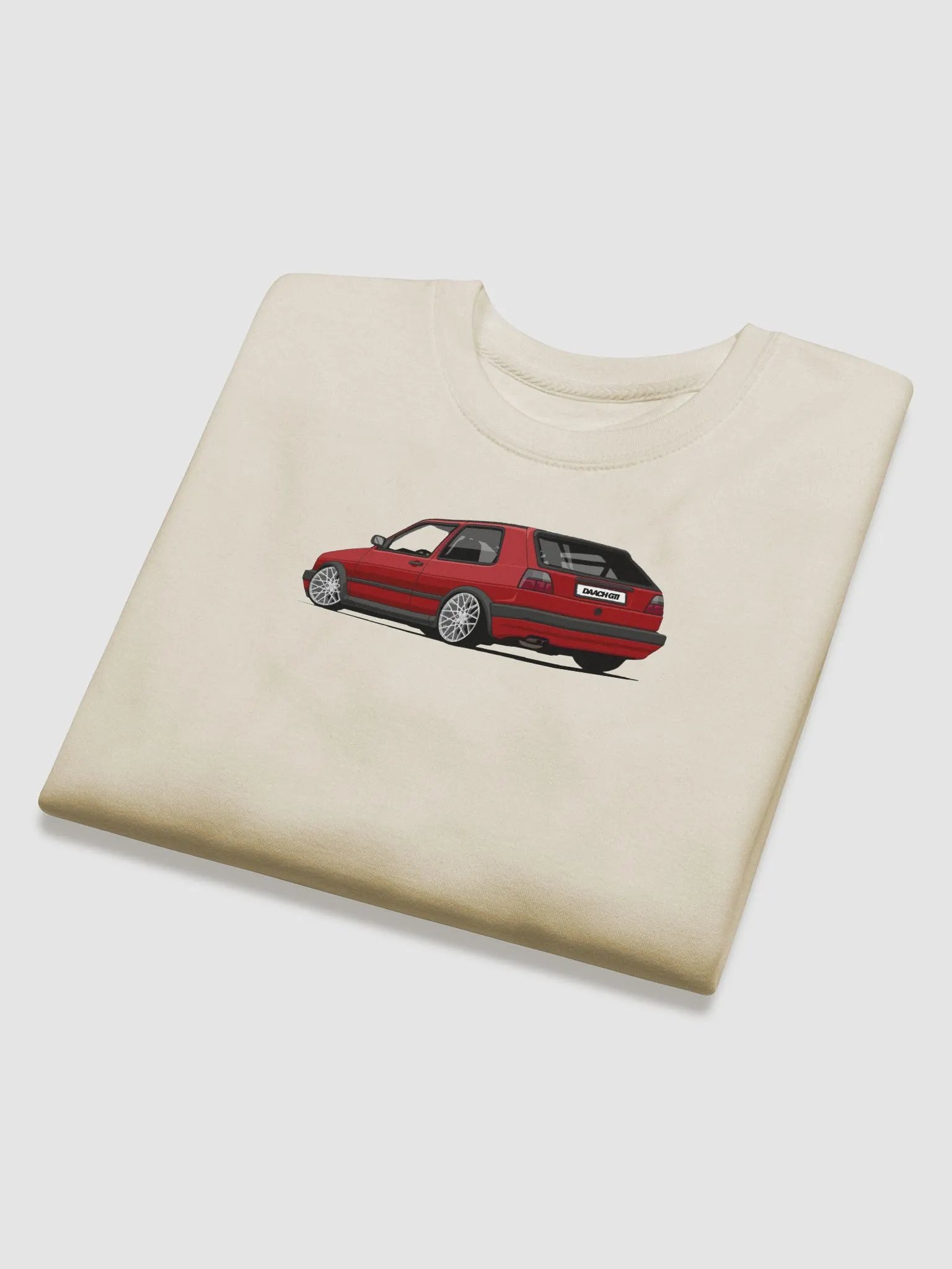 GTI Red Hatchback Illustration Premium Sweatshirt product image (2)