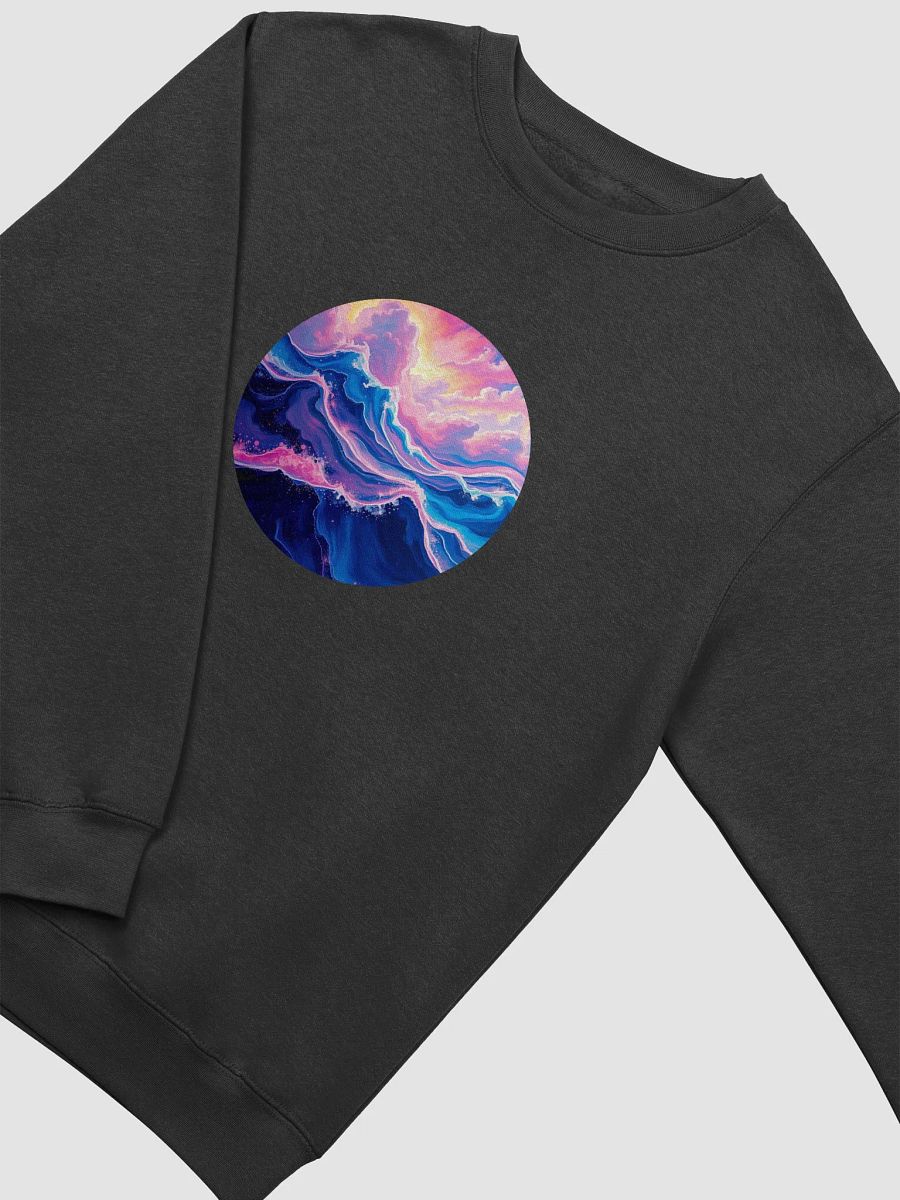 Ethereal Sunset Waves Crewneck Sweatshirt product image (3)