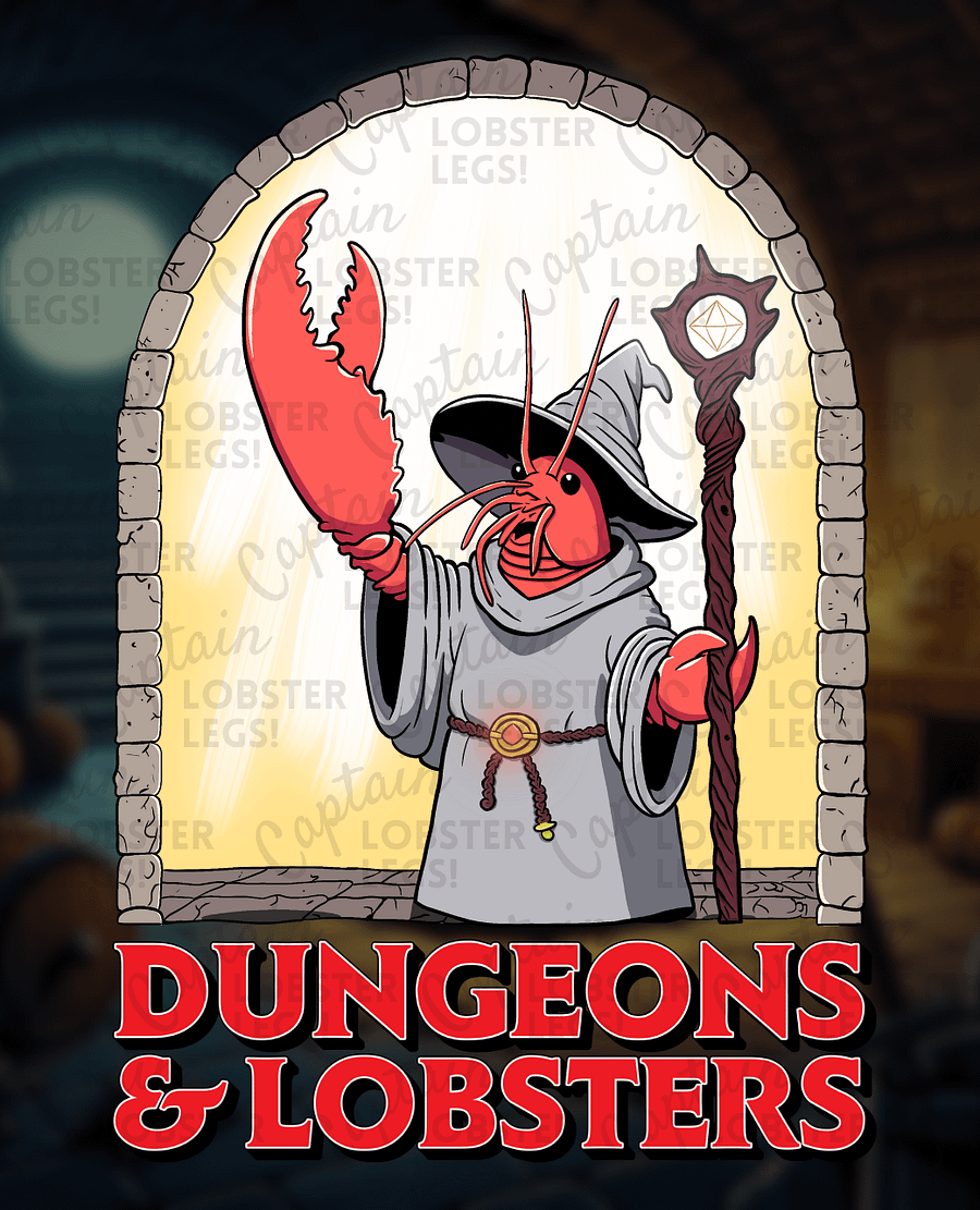 Dungeons & Lobsters Print🧙🦞 product image (1)