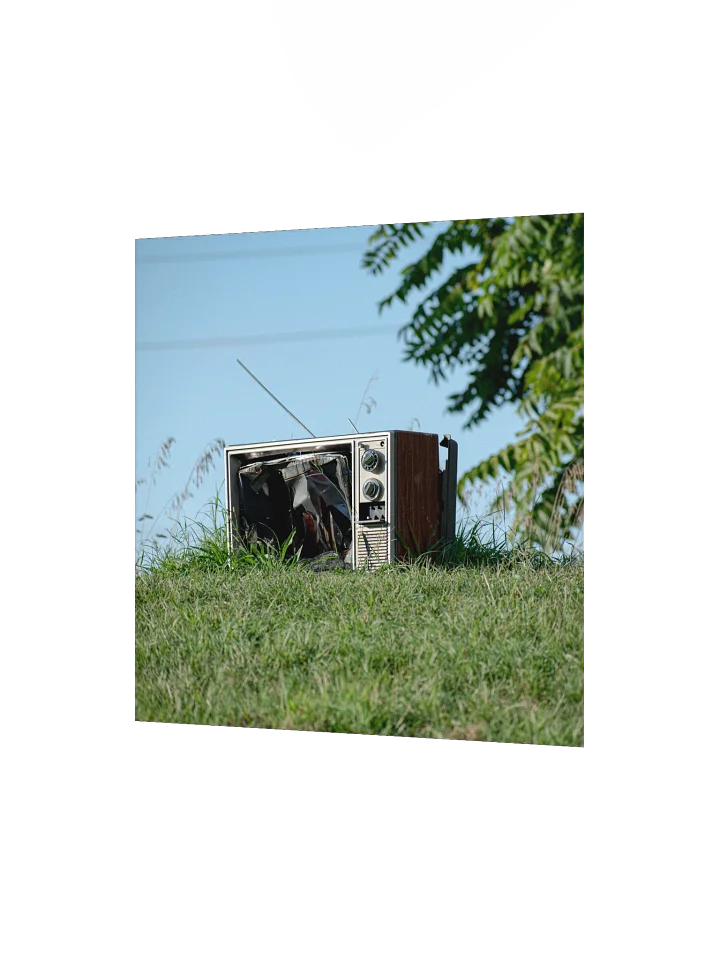 Abandoned (Square Matte Poster) product image (2)