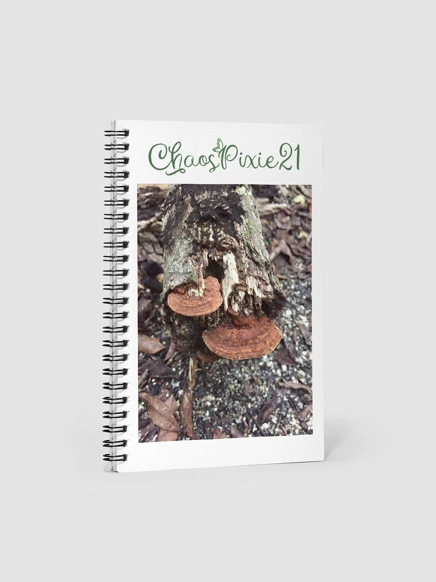 Mushroom tree photo notebook product image (1)