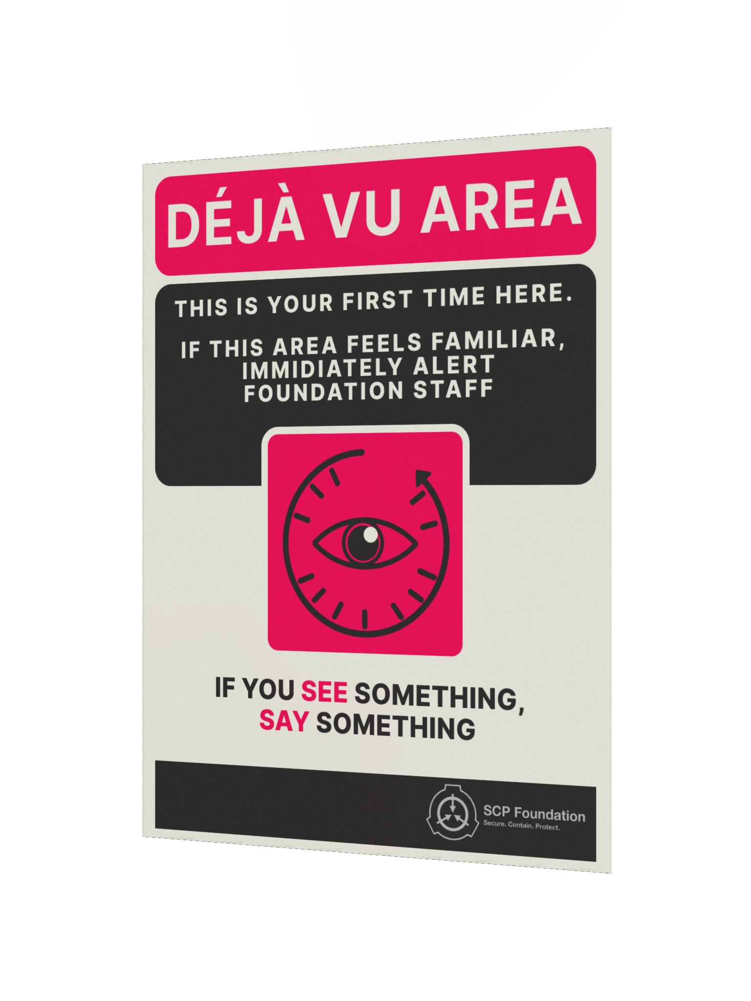 DEJA VU AREA Poster product image (2)