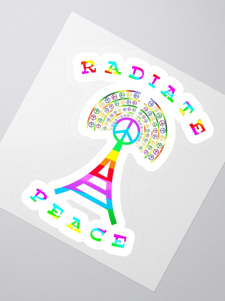 Radiate Peace Sticker product image (5)