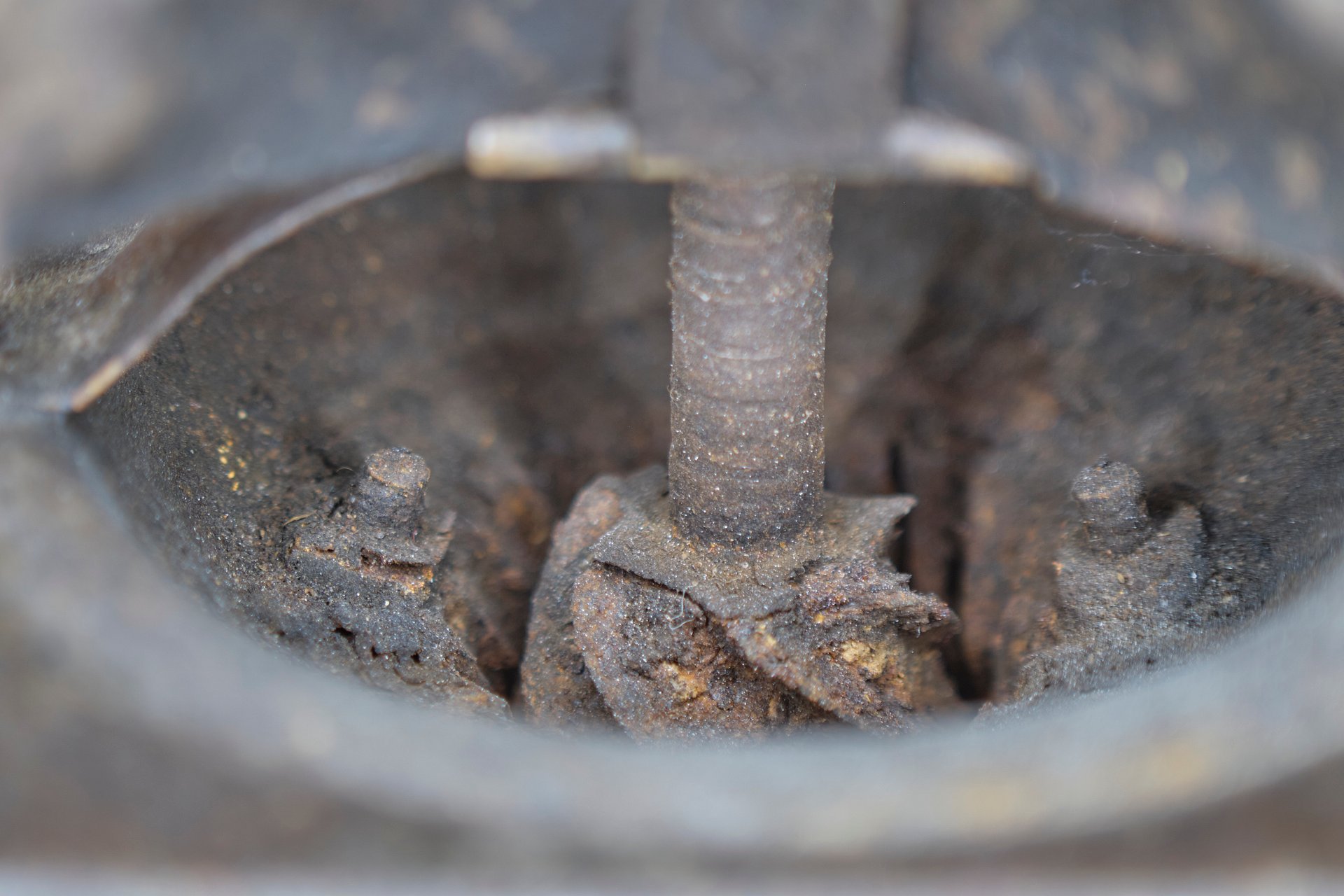 1900's Italian Metal Coffee Grinder, 'F B' product image (5)