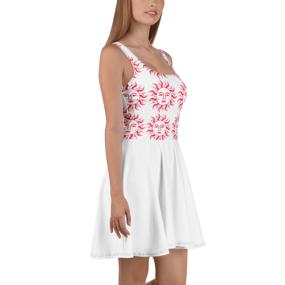 Red White Sun Dress product image (3)